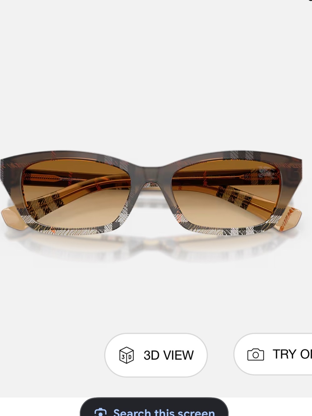 Burberry Tortoiseshell Cat-Eye Sunglasses with Brown Lenses New in Box - Picture 2 of 11